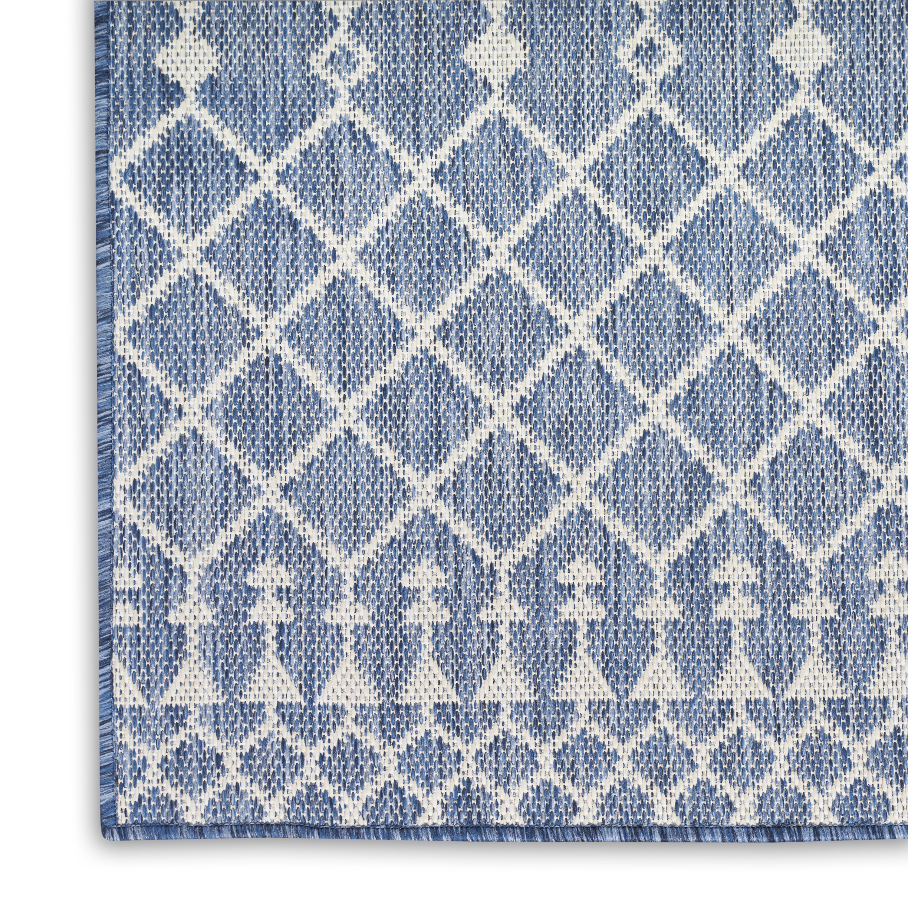 Nourison Positano 2' x 6' Navy Blue Modern Rug