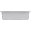 Half-long-size 6-inch-deep Super Pan 3® stainless steel steam table pan