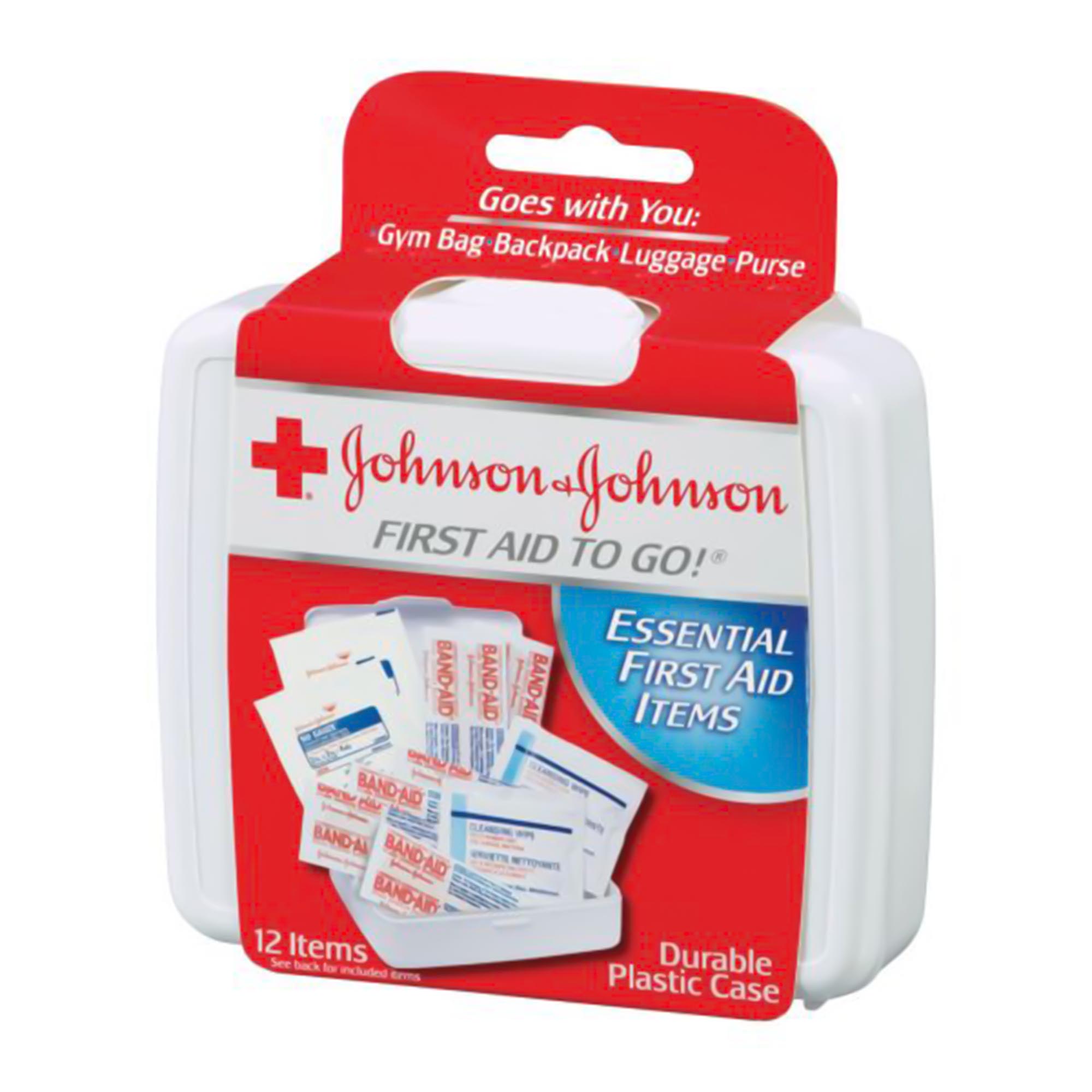 Johnson & Johnson® Red Cross First Aid to Go Kit
