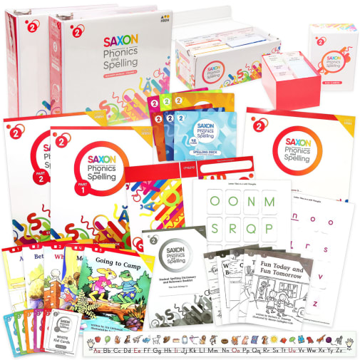 Saxon Phonics & Spelling Homeschool Complete Kit Grade 2