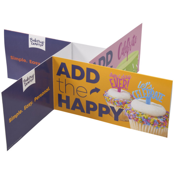 Bakery Crafts® Retail Decoration Floor Rack Header Card