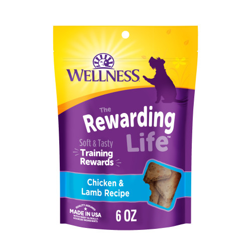 Wellness Rewarding Life Chicken & Lamb Front packaging