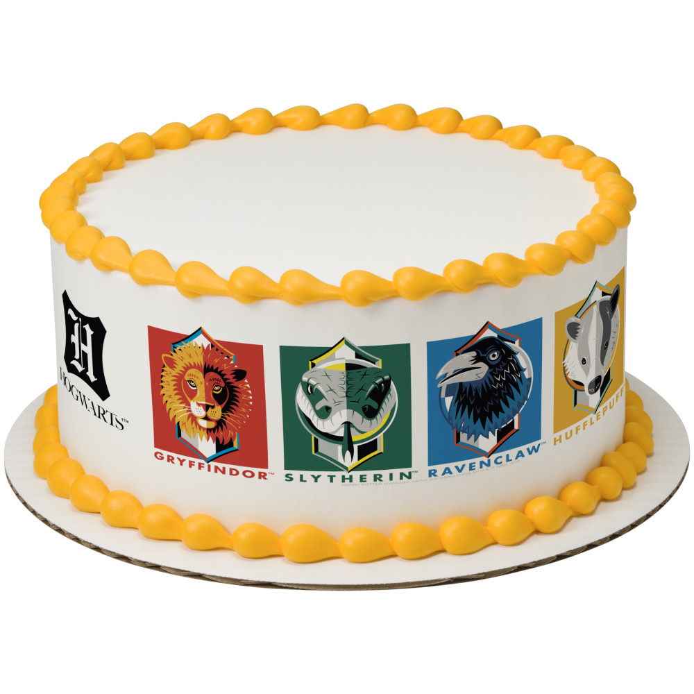 Order HARRY POTTER™ HOGWARTS™ Houses Edible Image® by PhotoCake® Cake ...