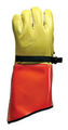 Glove Orange Cowhide Leather Leather Protector Glove 10