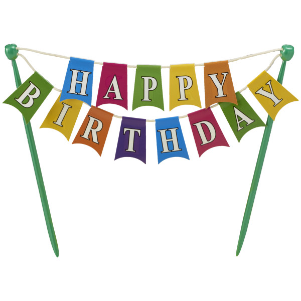 Happy Birthday Banner Layon