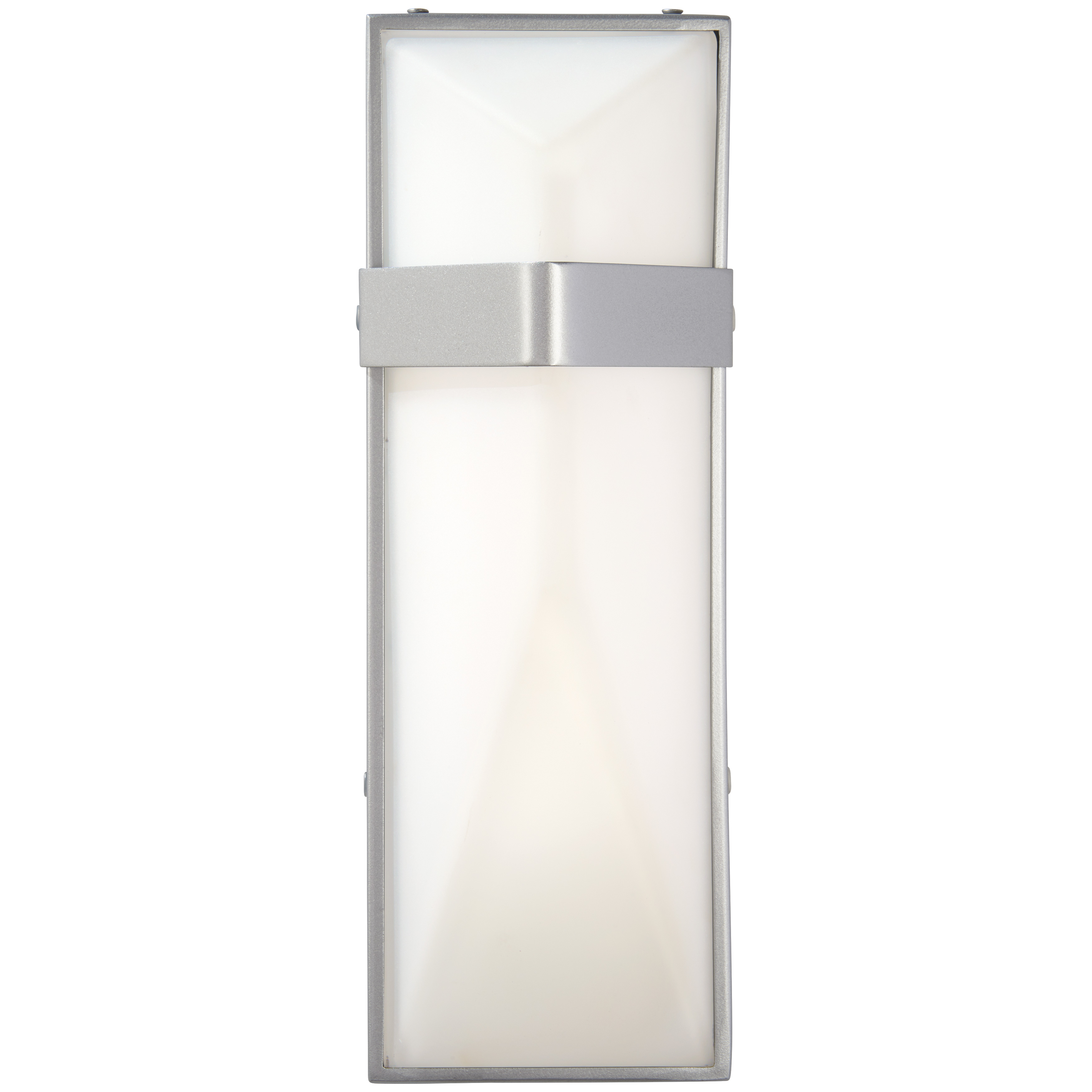 The Wedge LED Pocket Lantern combines transitional styling with practical functionality. Its compact 5.25" profile and ADA compliance make it ideal for hallways and accessible spaces, while the 1257-lumen LED output provides excellent illumination. - alternate view