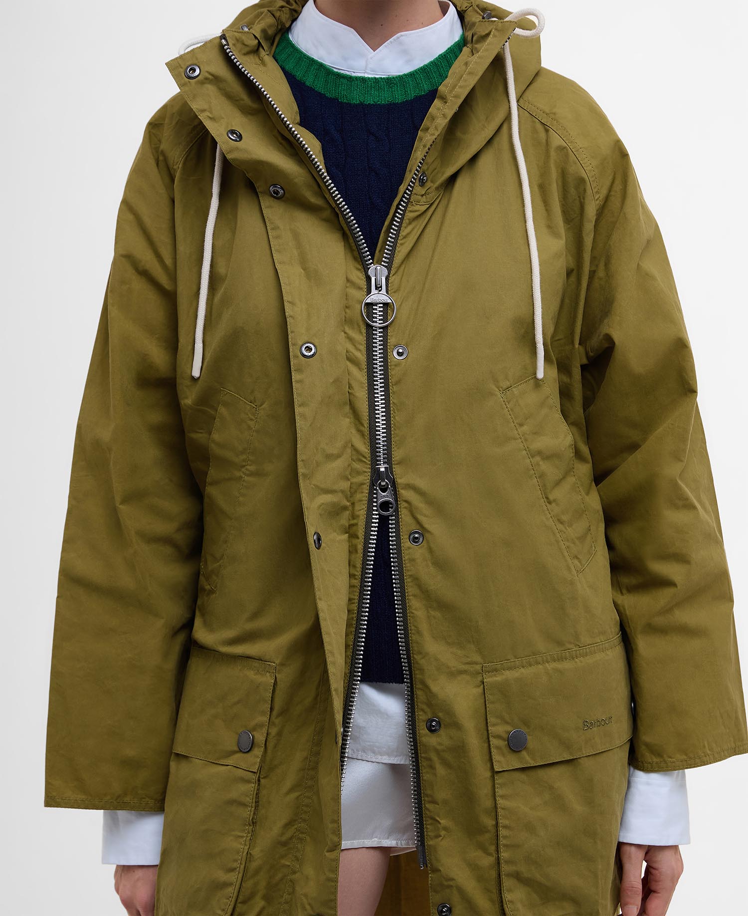 Barbour The Edit by Alexa Pattie Showerproof Parka image number 5