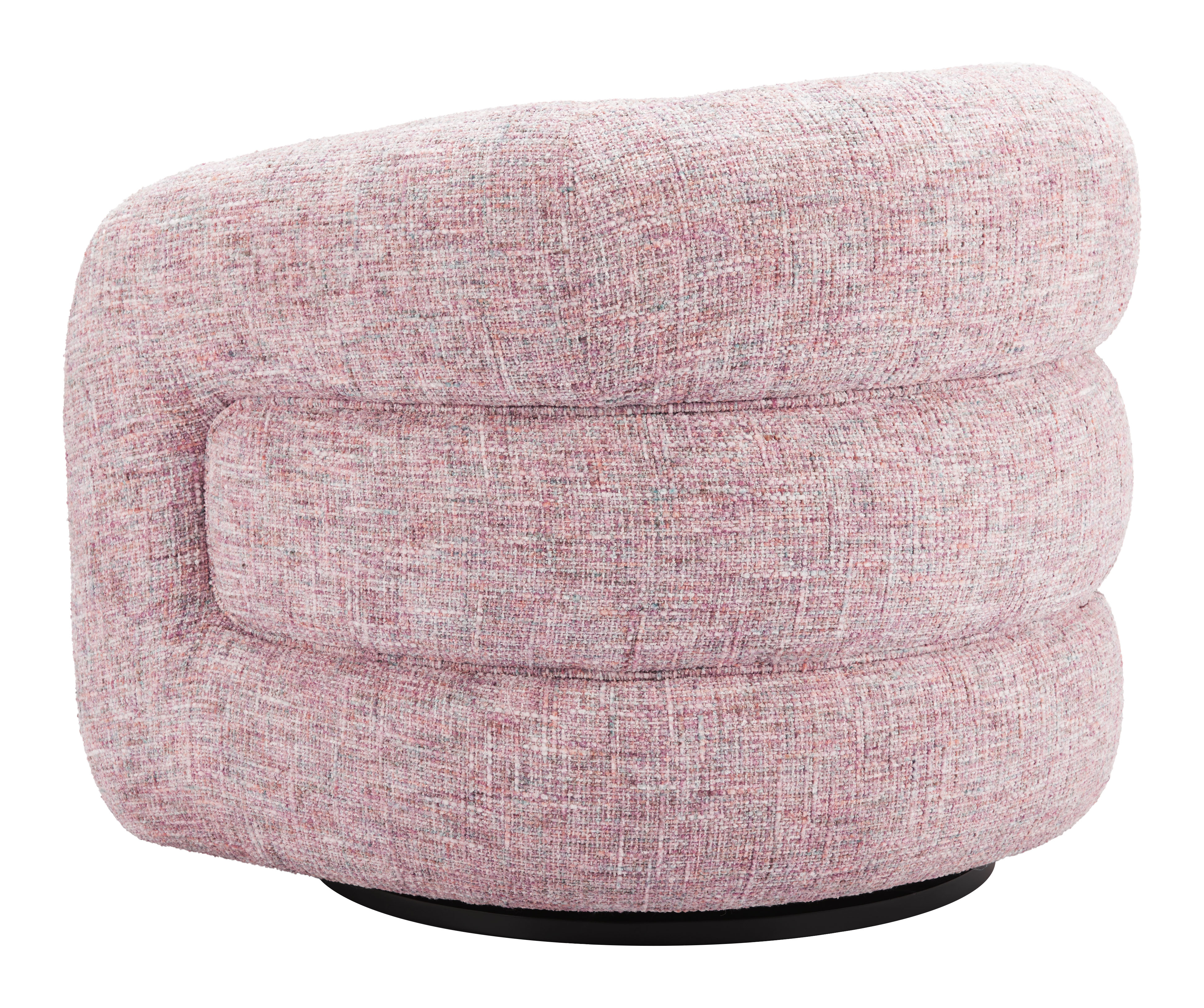 Refine Swivel Chair Pink Tweed product image
