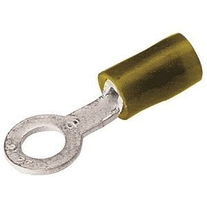 Ring Terminals, Tin Electro-Plated, Nylon, Copper, Yellow