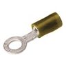 Ring Terminals, Tin Electro-Plated, Nylon, Copper, Yellow