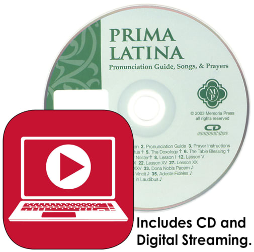 Memoria Press Prima Latina Pronunciation CD & Digital Streaming