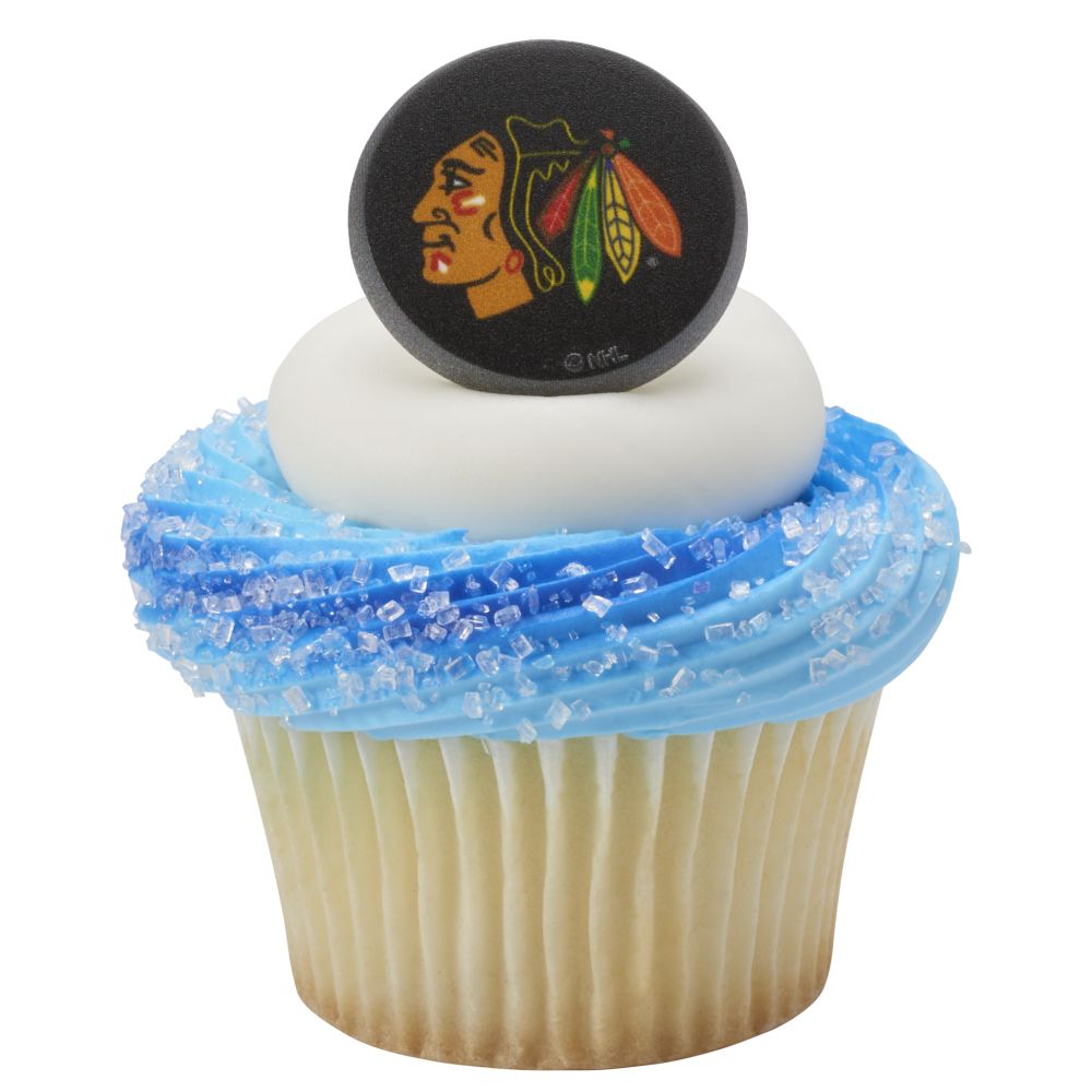 Image Cake NHL® Team Puck Chicago Blackhawks®