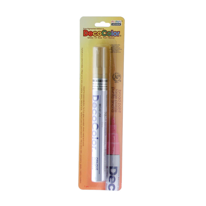 DecoColor® Paint Marker, Broad Tip, 300-S, Gold