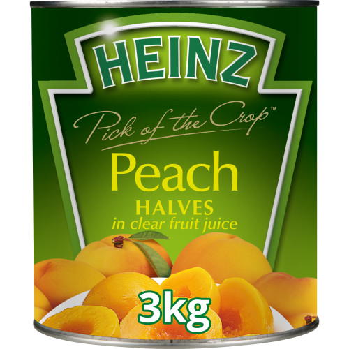 Heinz® Peach Halves in Clear Fruit Juice 3kg x 3