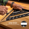 8100-012RS 12-inch Laser-Etched Aluminum Extruded Rafter Square
