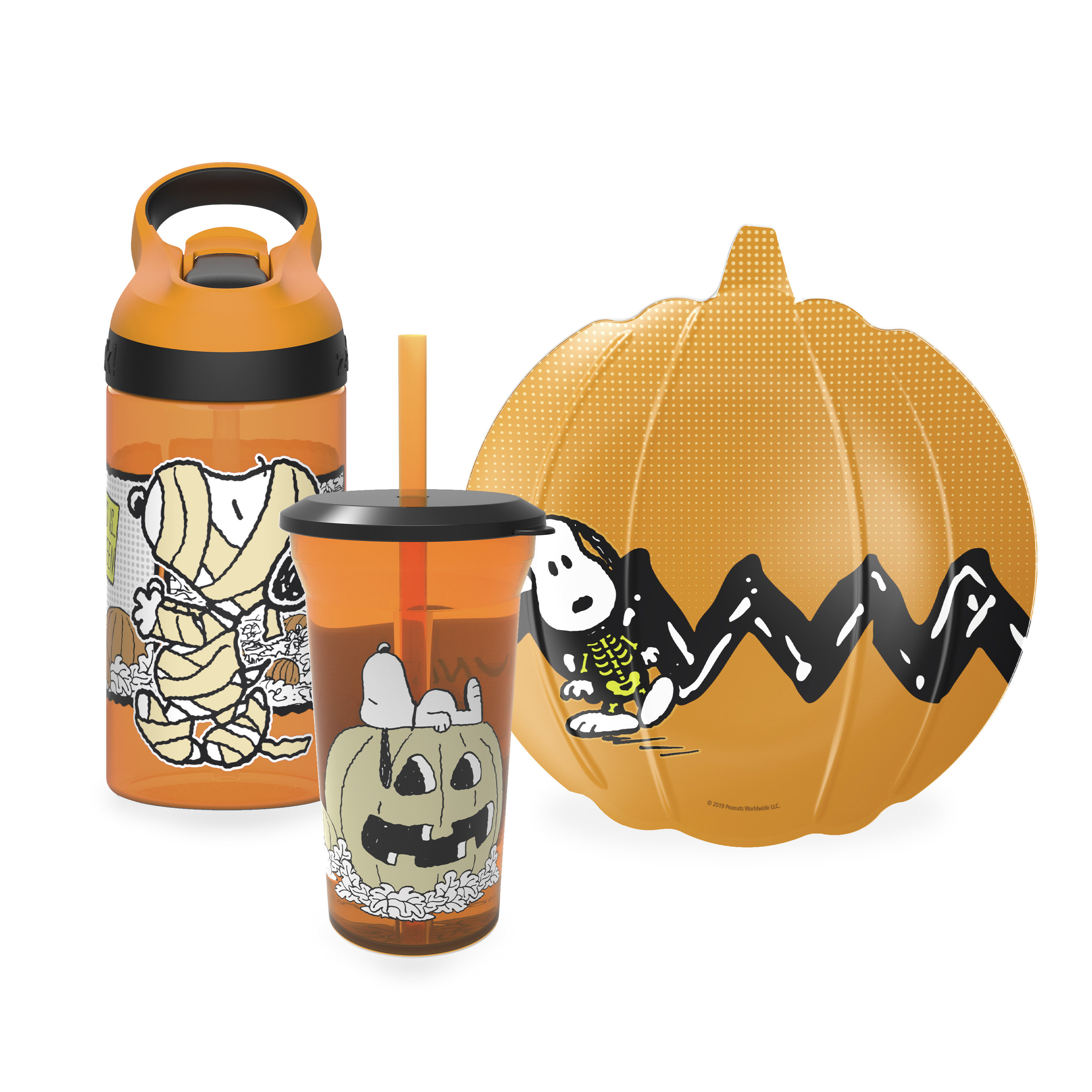 Peanuts Kid’s Mealtime Set, The Great Pumpkin, 3-piece set slideshow image 1 Peanuts Kid’s Mealtime Set, The Great Pumpkin, 3-piece set slideshow image 1