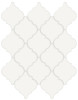 Studio White 10×13 Beveled Arabesque Mosaic