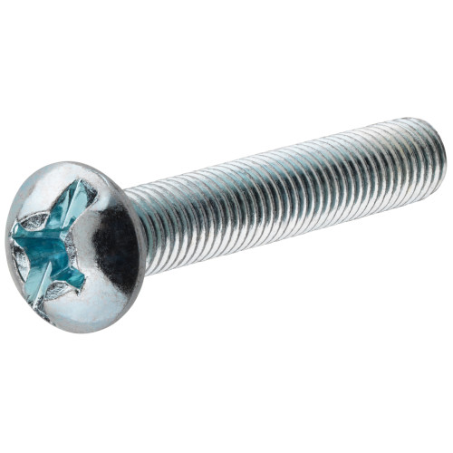 Zinc Round Head Combination Machine Screw #6-32 x 3/4