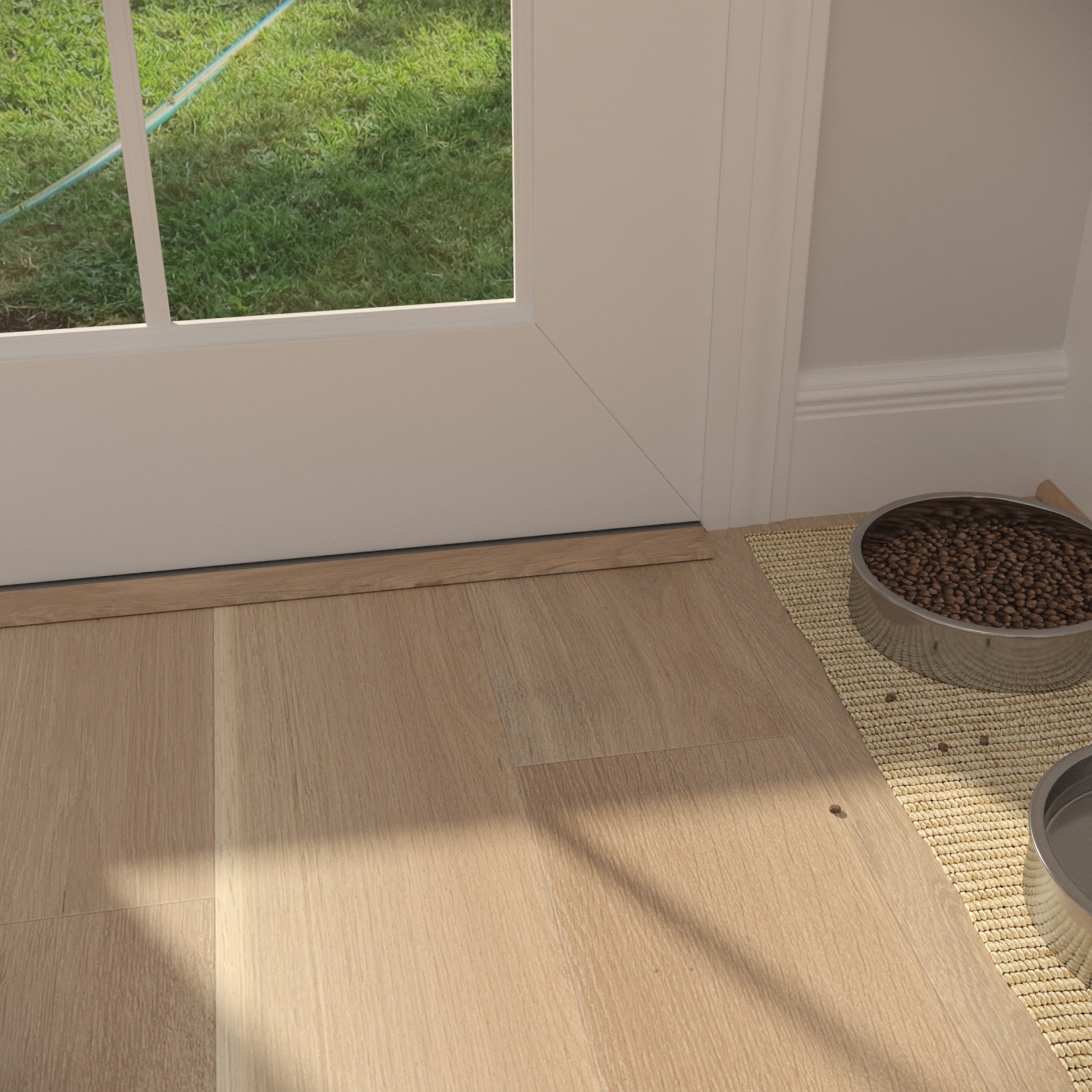 Blanc de Blanc Cali Hardwoods Threshold view 1