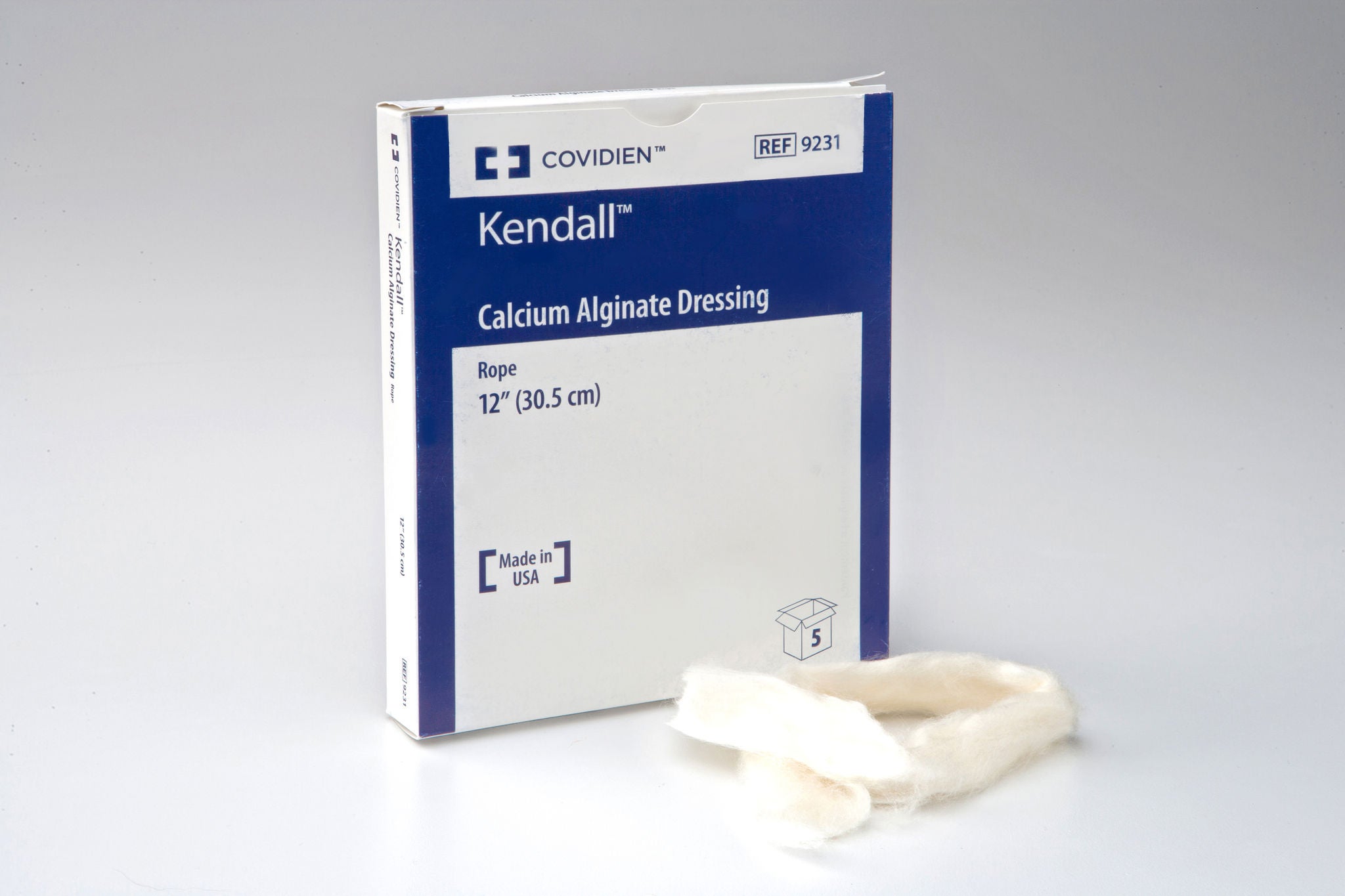 Kendall™ Alginate Dressing, 12-Inch Rope