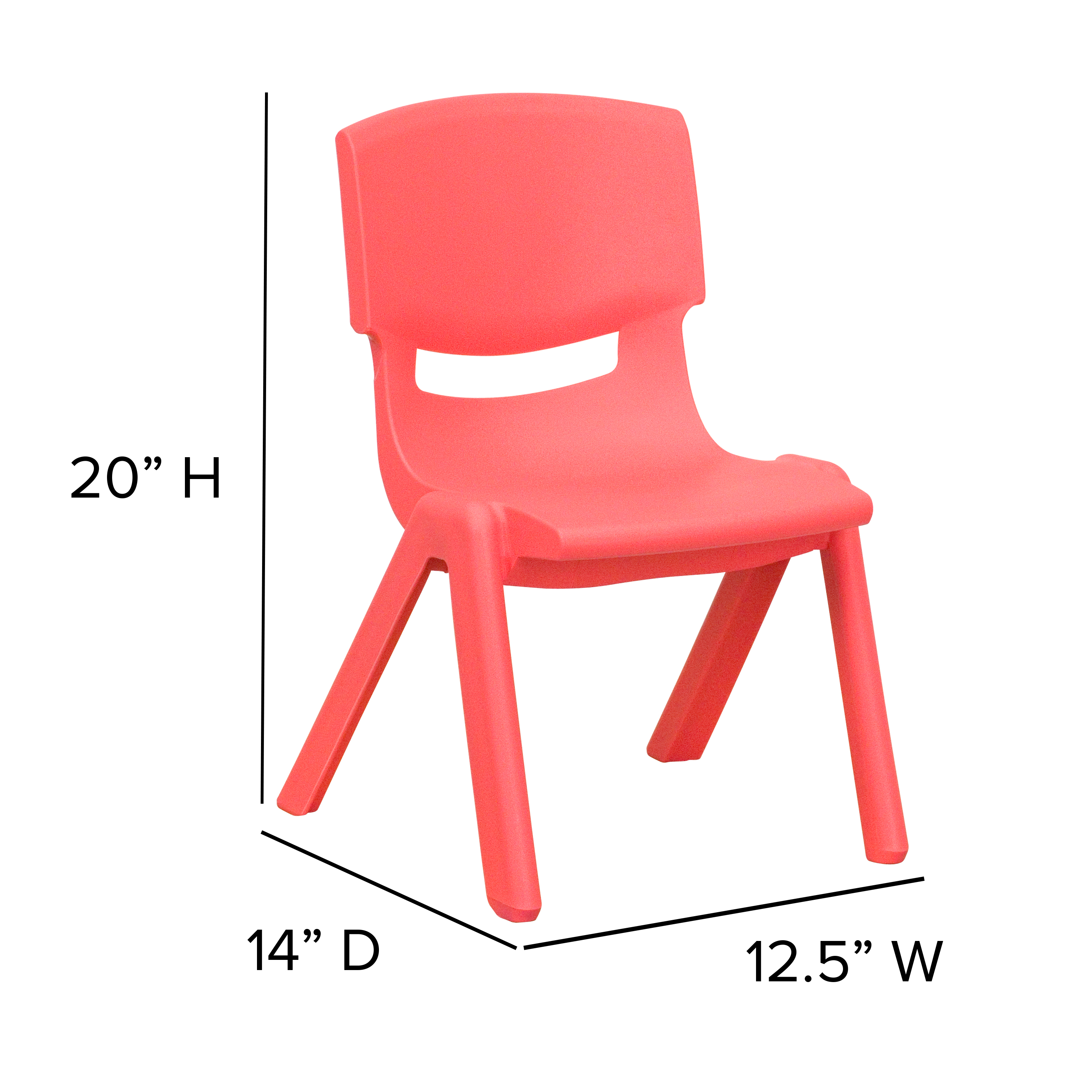 Pack de 4 sillas escolares apilables de plástico azul con asiento de 10,5" H, silla preescolar - Imagen 40 de 58