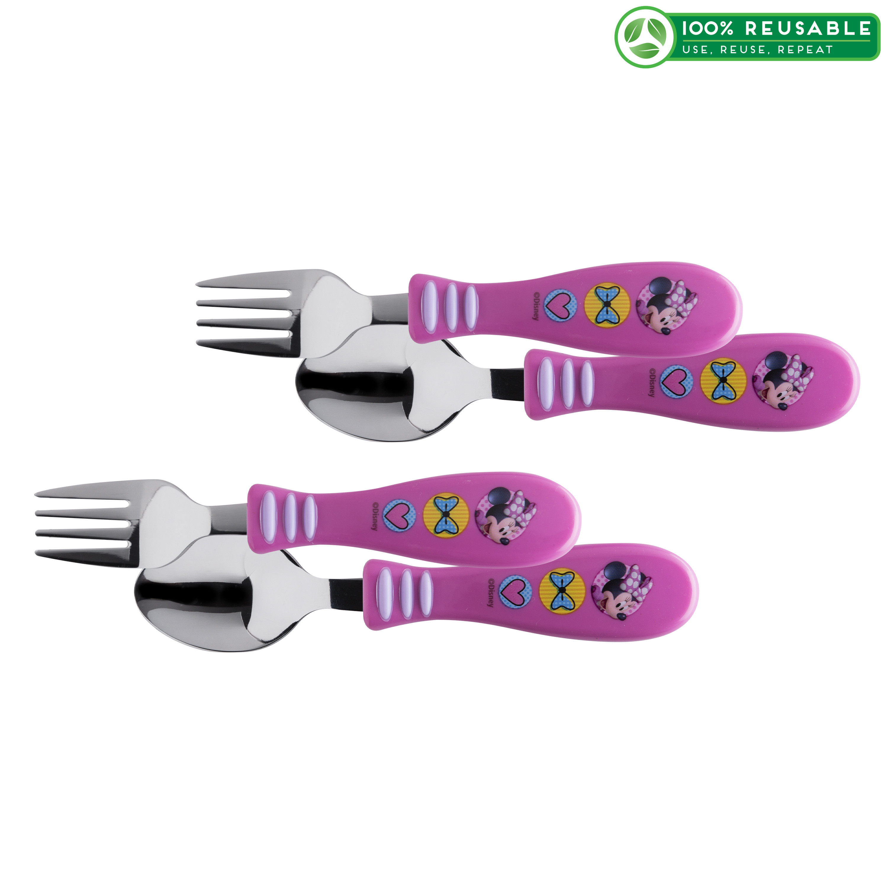 Disney Flatware Sets, Minnie Mouse, 2-piece set slideshow image 1 Disney Flatware Sets, Minnie Mouse, 2-piece set slideshow image 1
