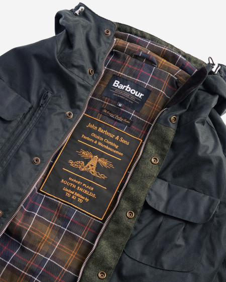 Barbour x TO KI TO Bicycle Waxed Jacket