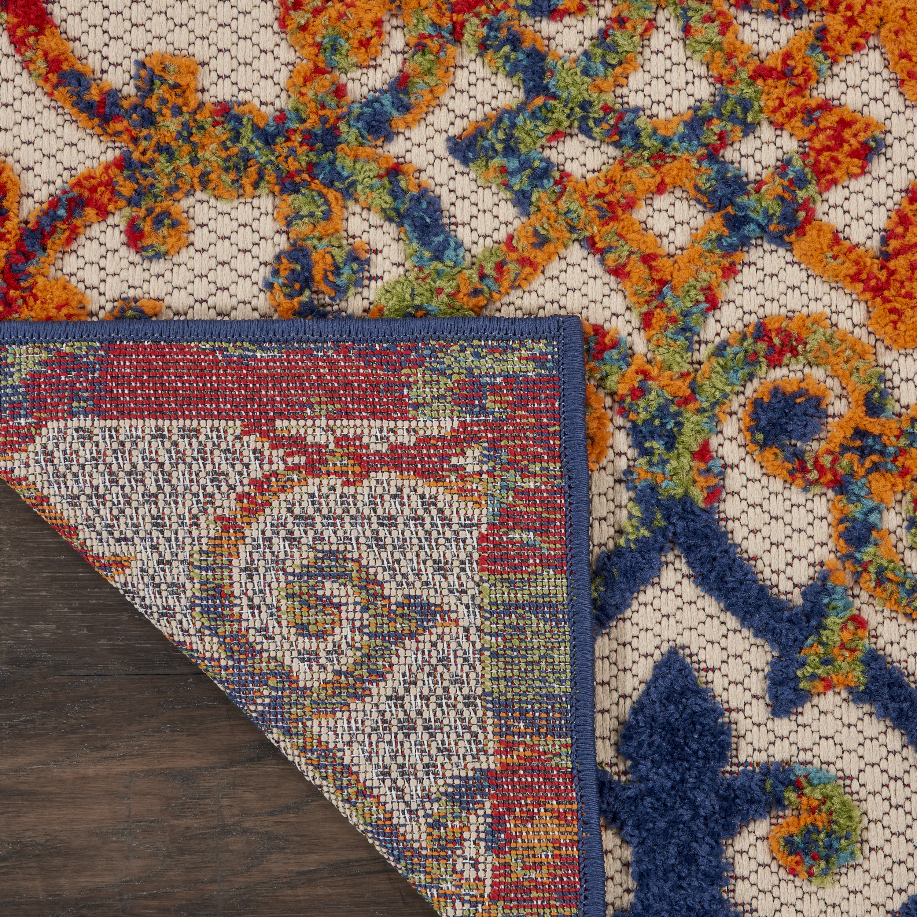 Nourison Aloha 2'3" x 10' Multicolor Contemporary Rug