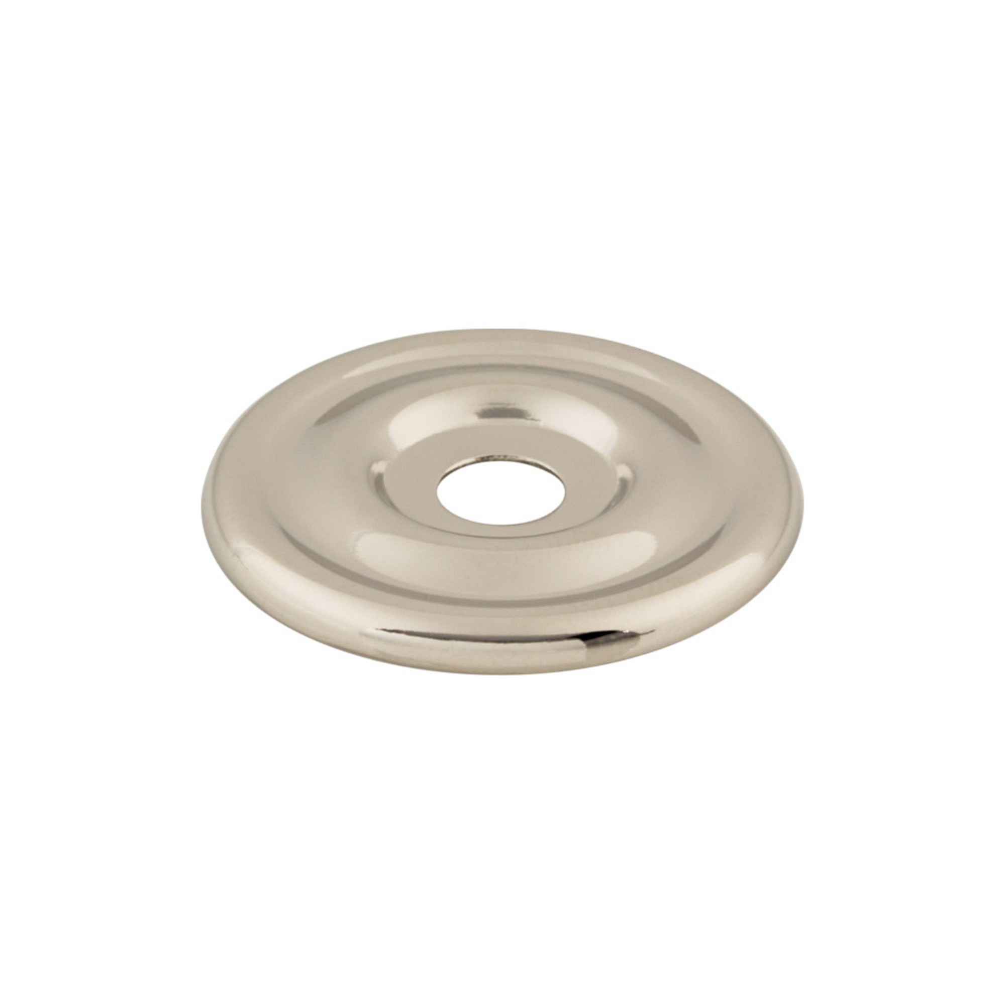 Brixton Knob Backplate Polished Nickel