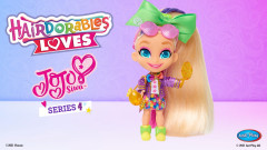 JoJo Siwa Hairdorables Loves JoJo Limited Edition Collectible Doll, Series 4, Candy Time, Includes 10 Surprises,  Kids Toys for Ages 3 Up, Gifts and Presents - image 2 of 6