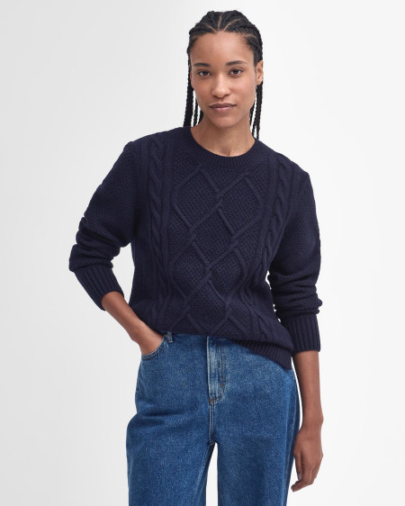 Burne Argyle Crew Neck Jumper
