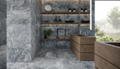 Aqua Intenso Brushed 18x36