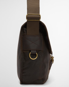 Waxed Leather Tarras Bag Olive