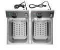 120-Volt 10 lb. standard-duty double-well countertop fryer