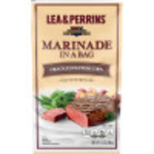 Lea & Perrins Marinade in a Bag Cracked Peppercorn Liquid Marinade, 12 oz Bag