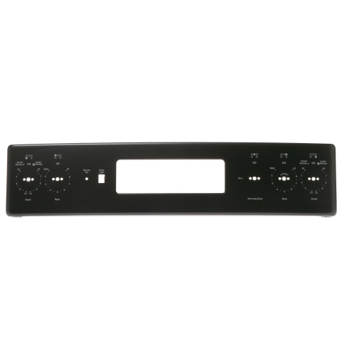 CONTROL PANEL TRIM AND BRACKETS ASSEMBLY - BLACK SLATE