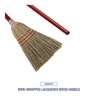 Boardwalk, 8in, Corn/fiber Brooms, Corn Bristles, Gray