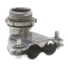 3/8 Inch Zinc Die Cast 90° Duplex Flexible Metallic Conduit Connector