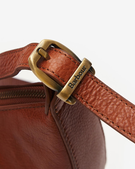 Borsa Laire in pelle a mezzaluna