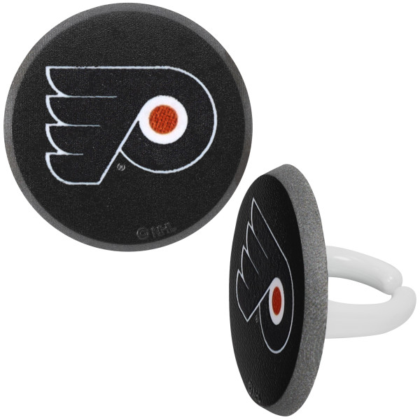 NHL® Team Puck Cupcake Rings