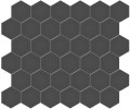 Studio Anthracite 2″ Hexagon Mosaic Matte Unglazed