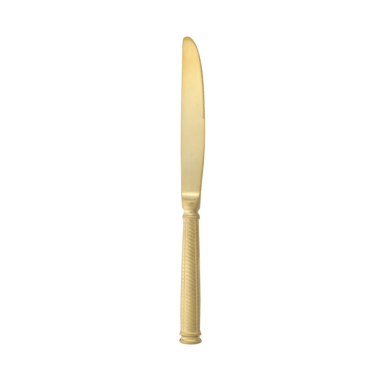 Vivi Brushed Gold Table Knife 9.6"