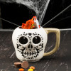Halloween 15 ounce Coffee Mug and Spoon, Sugar Skull slideshow image 5 Halloween 15 ounce Coffee Mug and Spoon, Sugar Skull slideshow image 5