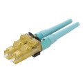Multimode Duplex Connector, LC, OM3/OM4, Aqua