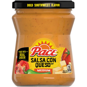 Pace® Medium Salsa con Queso Dip, 15 oz Jar (6 Pack)