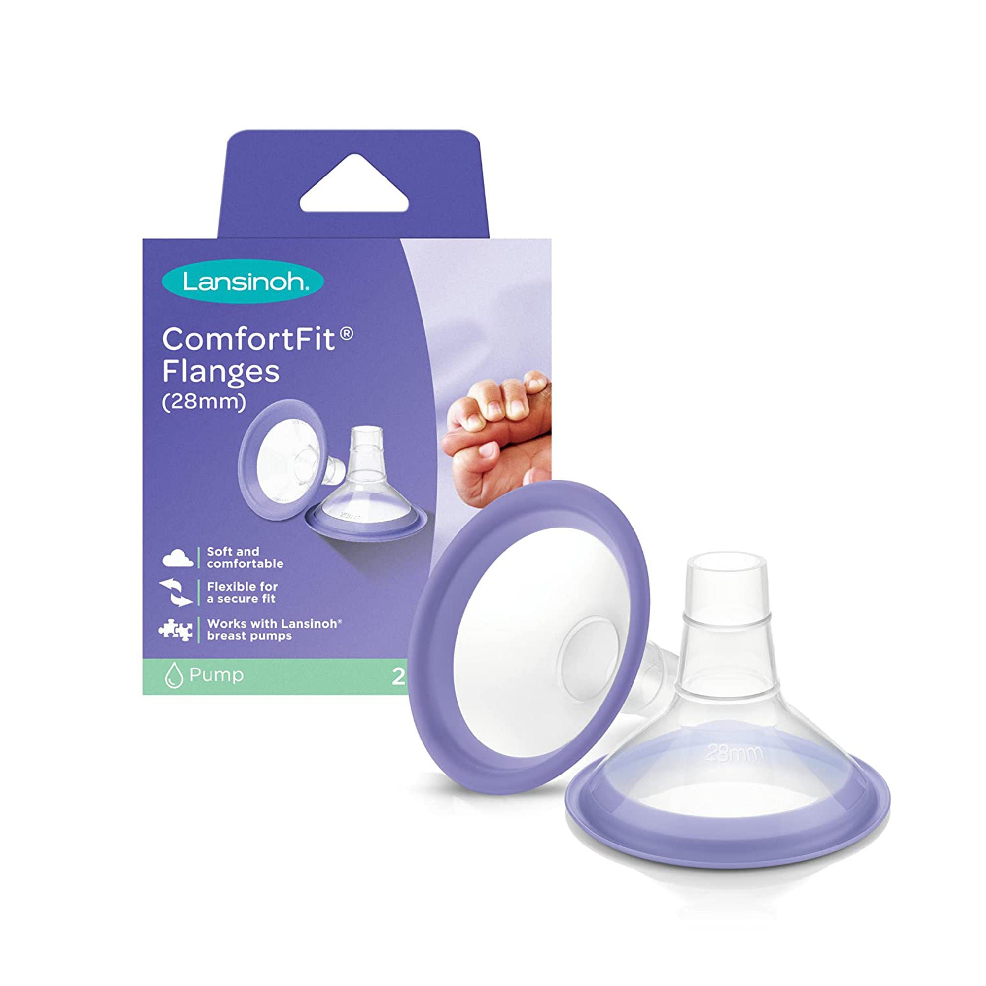 Emerson Healthcare FLANGE, PUMP COMFORT FIT BREAST 28MM (2/PR 6PR/CS)