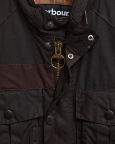 Barbour Re-Loved Corbridge Waxed Jacket - Size S Rustic