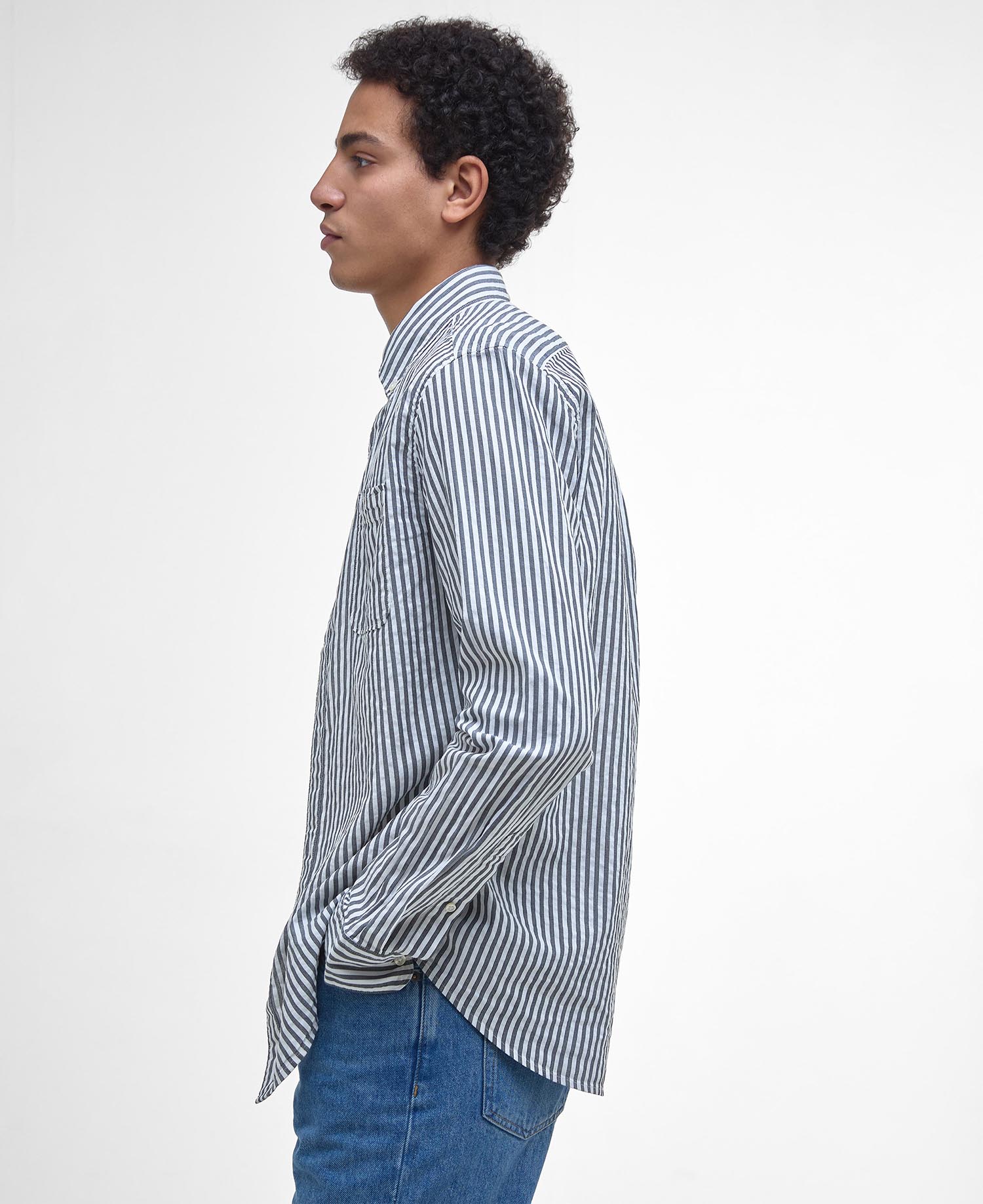 Hemd Cresswell Seersucker Long-Sleeved Tailored image number 3