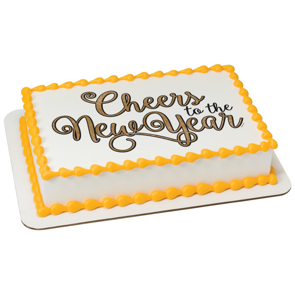 Cheers to the New Year! PhotoCake® Edible Image®