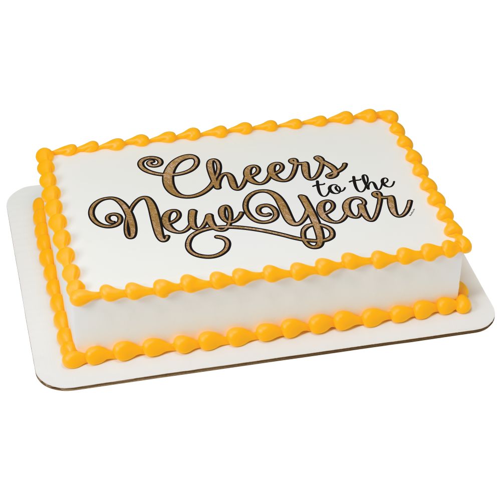 Image Cake Cheers to the New Year!